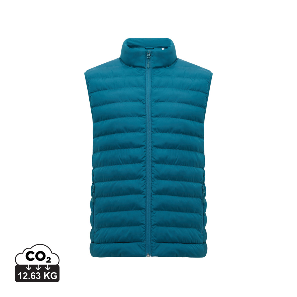 Bodywarmer publicitaire Homme Meru Iqoniq dark teal
